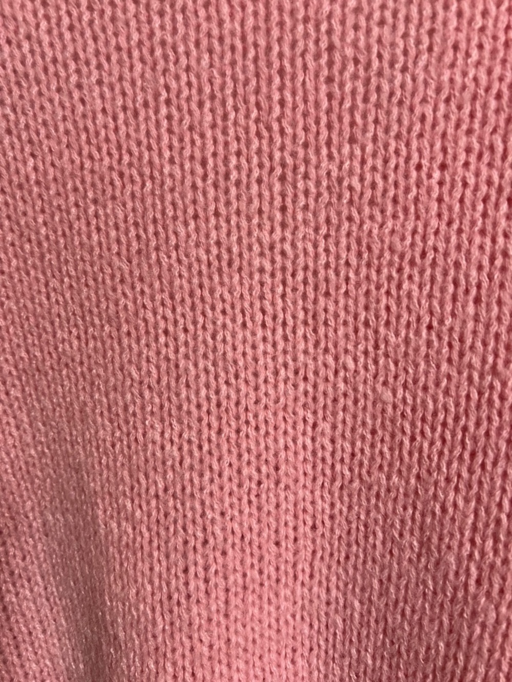 Luna Ivy Pink Strawberry Appliqué V-Neck Cardigan Sweater - Picture 9 of 12
